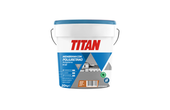 PINTURA IMPERMEABILIZANTE CON POLIURETANO H10 20 KG ROJO TEJA 10H260520/5807385 1