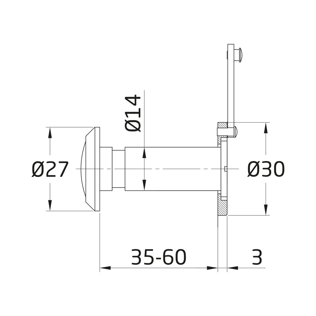 MIRILLA TAPA D14 35 A 60 AMIN.3 NEG.MATE 2