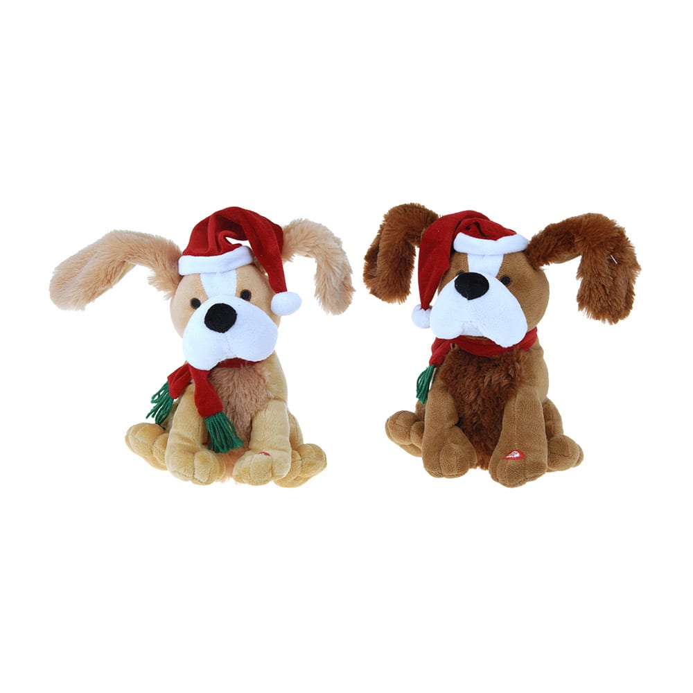 MUÑECO PERRO C/MOVI.Y SONIDO 25CM 71927