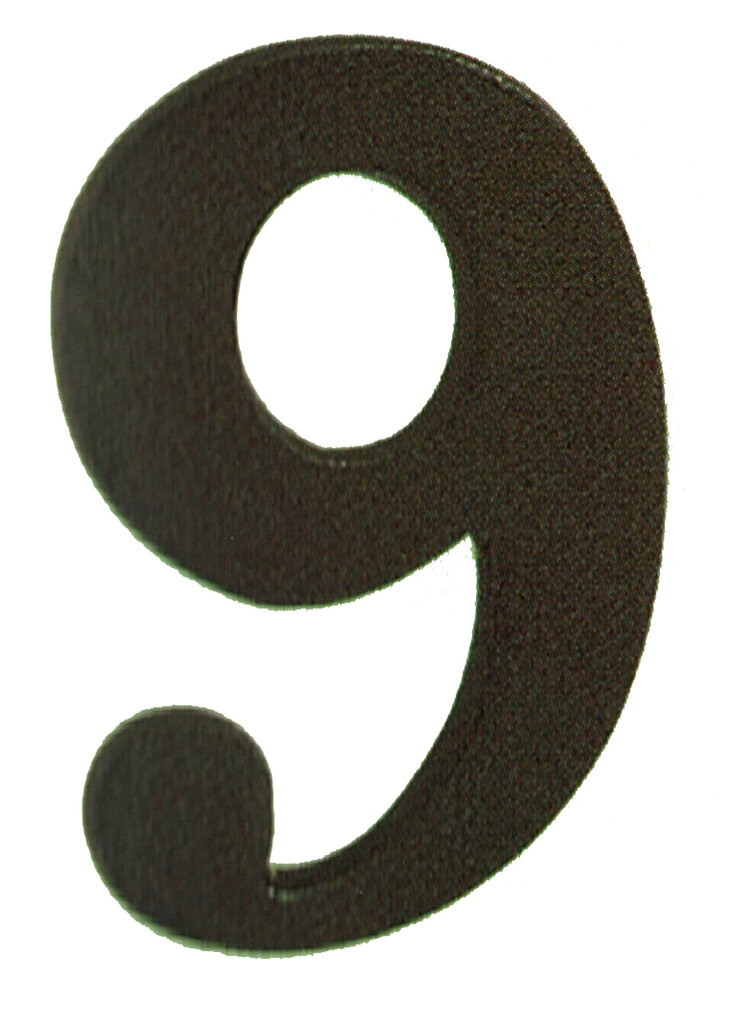 NUMERO 6 NEGRO RUSTI. 100 MM3861120-BLIS 1