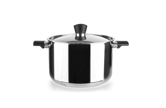 OLLA CON TAPA ACERO INOX SÚ 24 CM