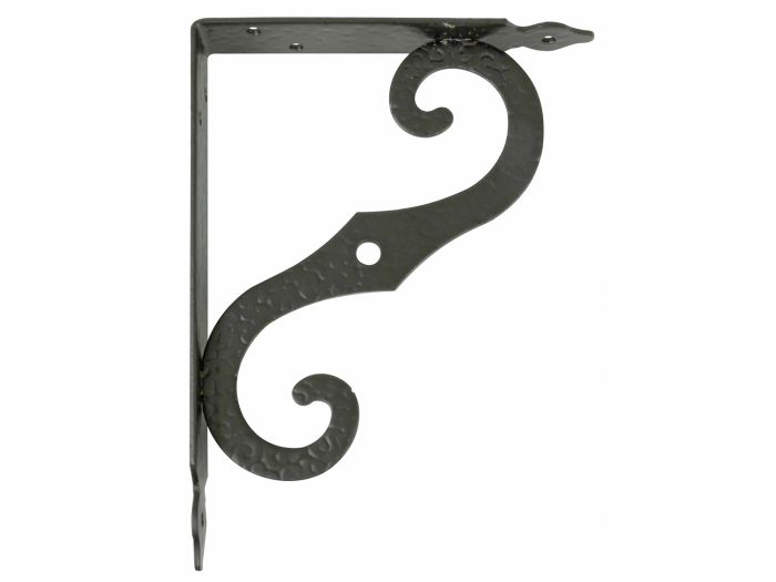 ESCUADRA SOPORTE ORNAMENTA150X115MM NEGR