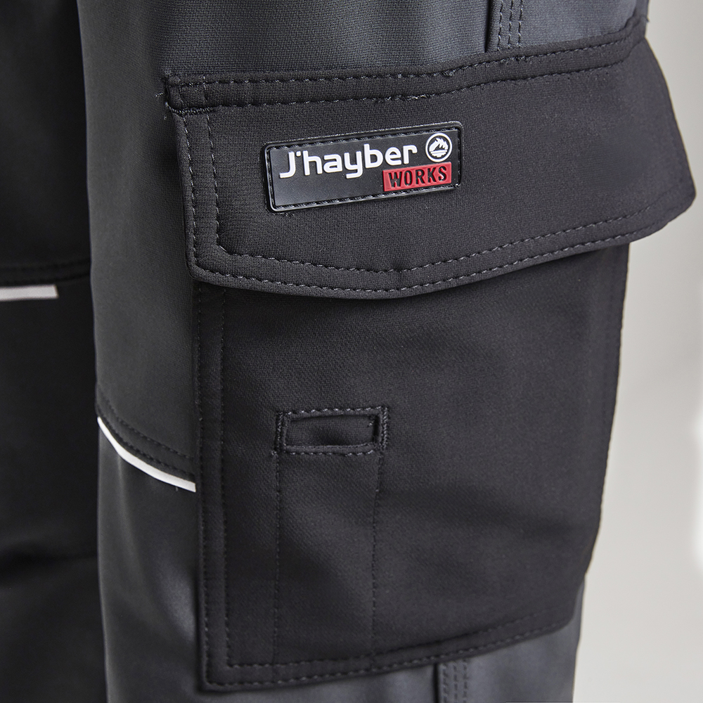 PANTALON J.HAYBER MONTANA GRIS-NEGRO M 3