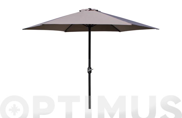 PARASOL ALUMINIO TAUPE    3 M TUBO 48 MM
