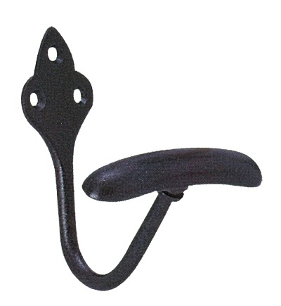 PERCHA DELTA NEGRO RUSTICO  4101120-1UN.