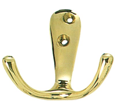 PERCHA DOBLE PULIDO BRILLO  4120120-1UN.