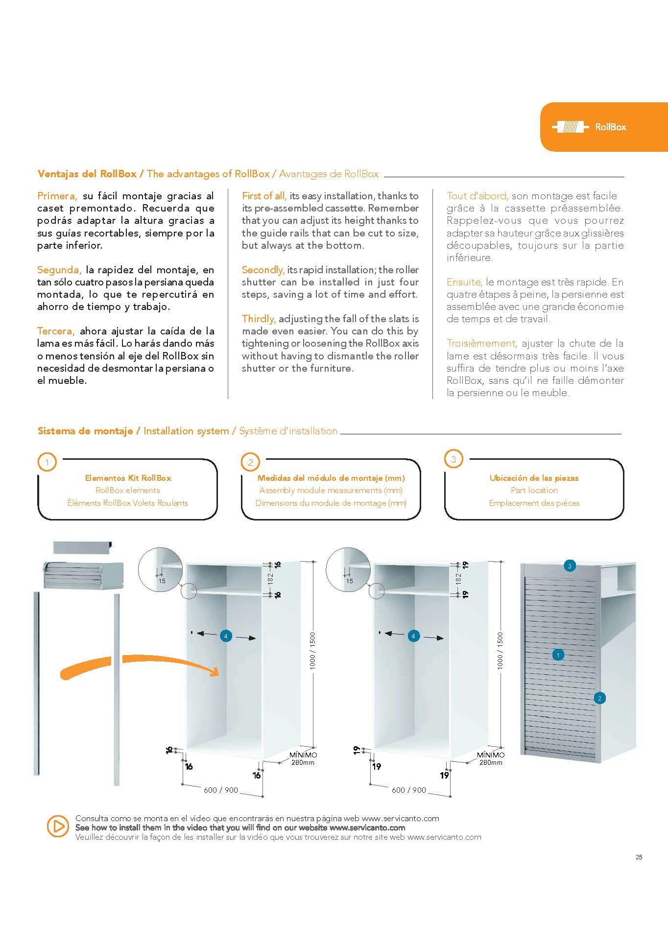 PERSIANA ROLLBOX  150X60-16 ACERO 2