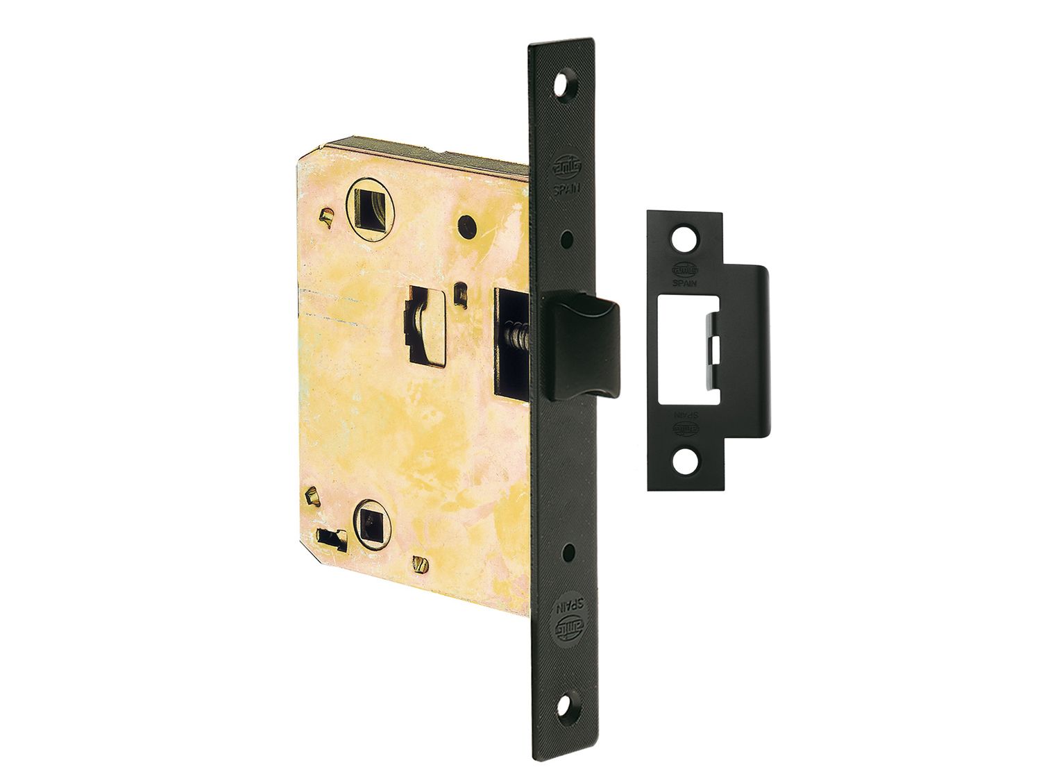 PICAPORTE UNIFIC RECTO    4100-70 NEGRO