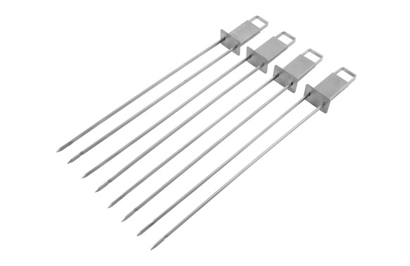 PINCHOS BARBACOA 4 PIEZAS 36 CM