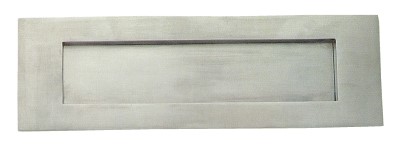 PLACA BUZON CROMO MATE  87X275  4004000 1