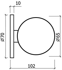 POMO PUERTA INOX 11 18/8 AMIG 2