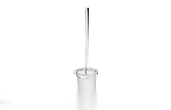 ESCOBILLERO WC PARED DESIGTRASLUCIDO CRO