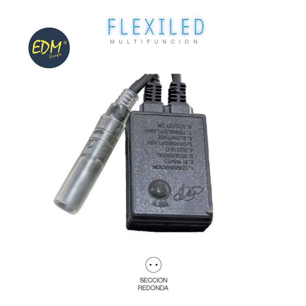 PROGRAMADOR TUBO FLEX. LED 50M.    71461