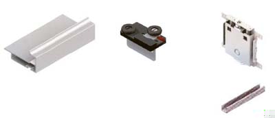 PUERTA KIT KP-TR 10V7 (A02) PLATA 2,5 MT