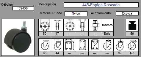 RUEDA AFO 445/50-M-10 39430 2