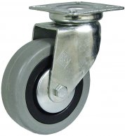 RUEDA GIRAT. AFO 476/60       GOMA GRIS