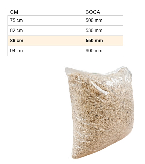 SACO VIRUTA 86 X 125 G-260 INC. (100U)