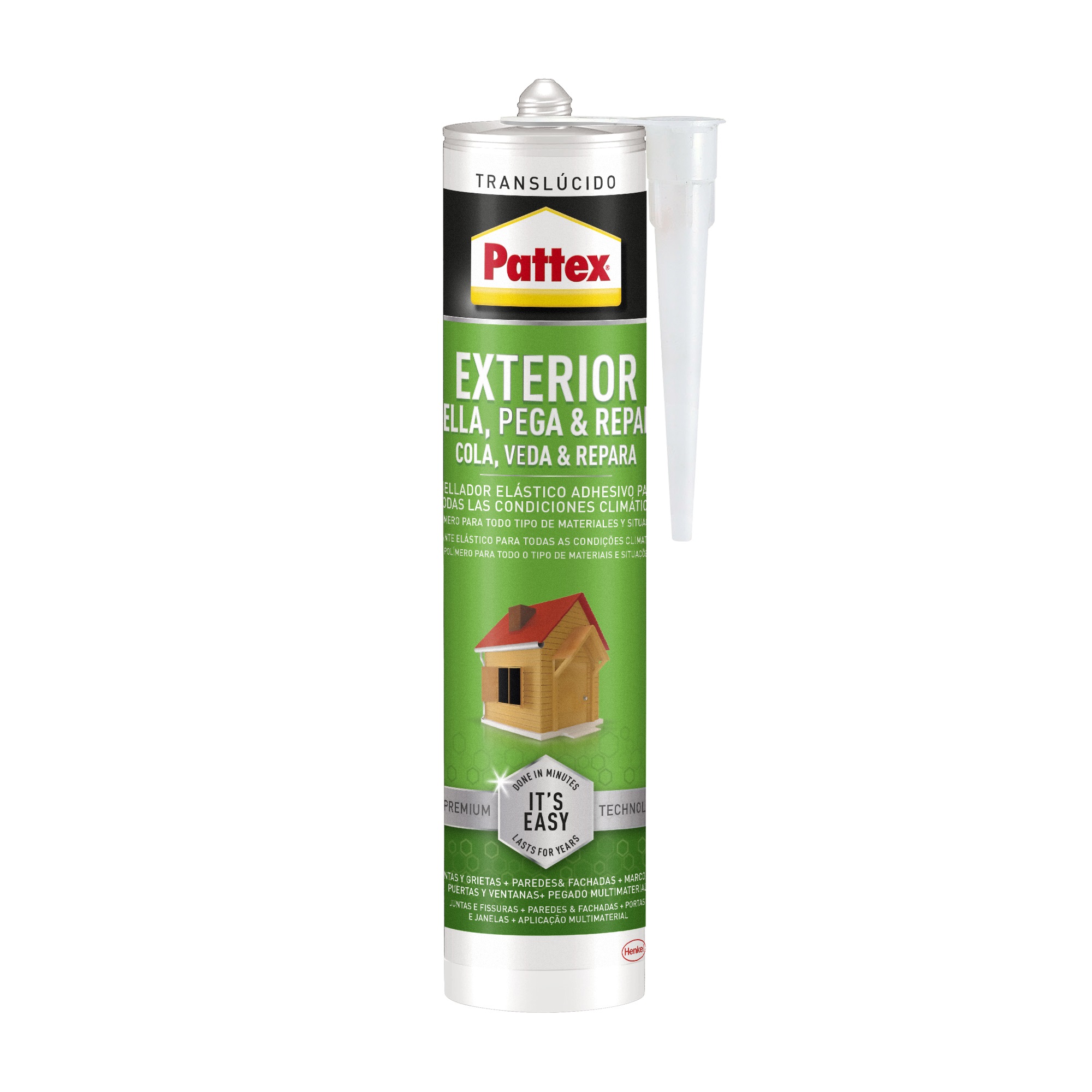 ADHESIVO SELLADOR EXTERIOR ES FACIL 280 ML TRANSPARENTE 2646471 1