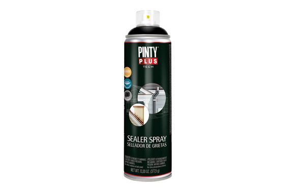 SELLADOR GRIETAS SPRAY TEC600 CC NEGRO