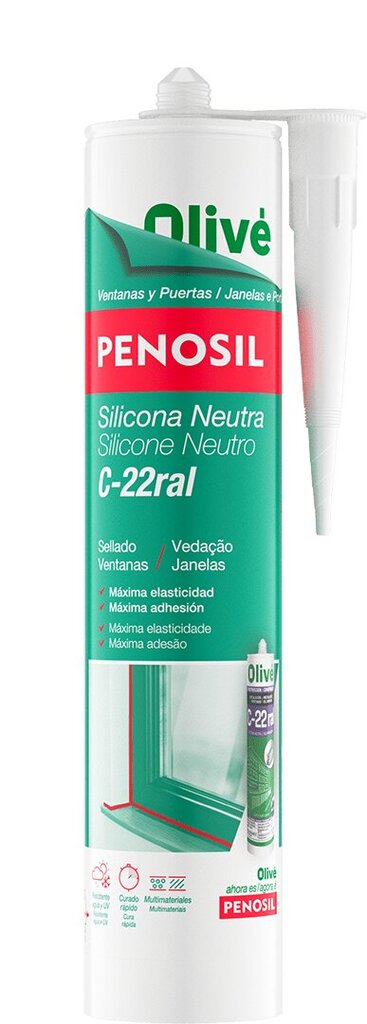 SILICONA NEUTRA CONSTRUCCI300 ML RAL 801