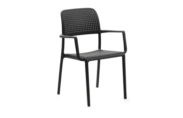 SILLON APILABLE RESINA BORA ANTRACITA