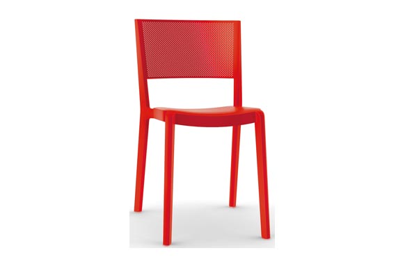 SILLA POLIPROPILENO SPOT ROJO 01649.P22 1