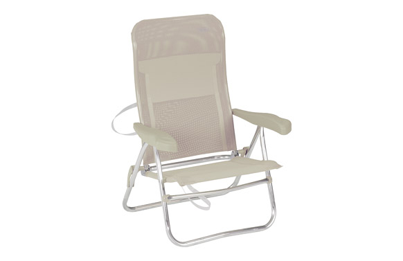 SILLA PLAYA 7 POSICIONES  BEIGE