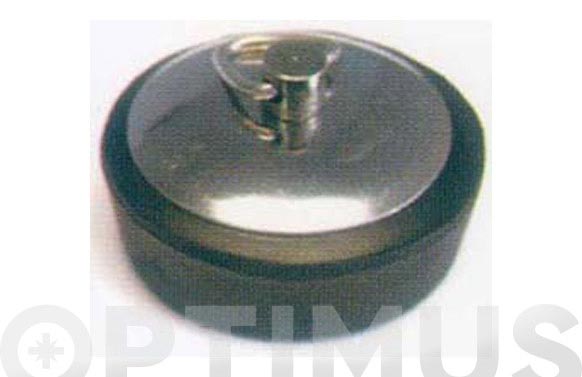 TAPON LAVABO GOMA CHAPA IN61 MM 25 UDS