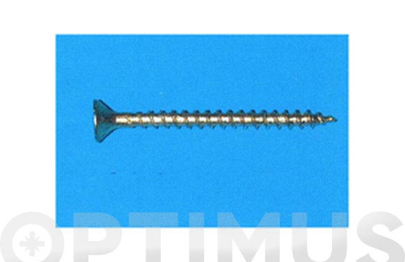 TIRAFONDO CABEZA PLANA POZ3 X 20 MM