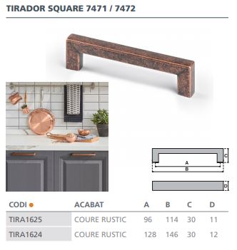 ASA METALICA  7472808     COBRE RUSTICO 3