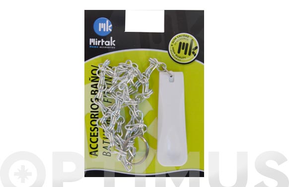 TIRADOR WC PLANO BLANCO