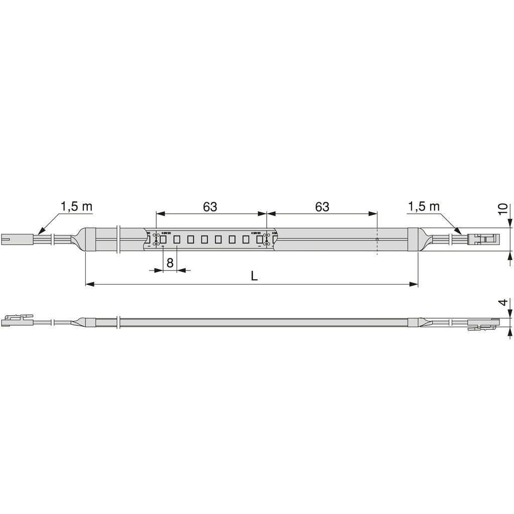 TIRA NEONLYNX 7.6W 1008MM 5162320 2700K 3