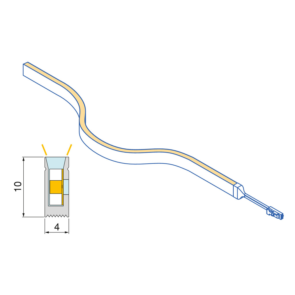 TIRA NEONLYNX 7.6W 1008MM 5162320 2700K 6