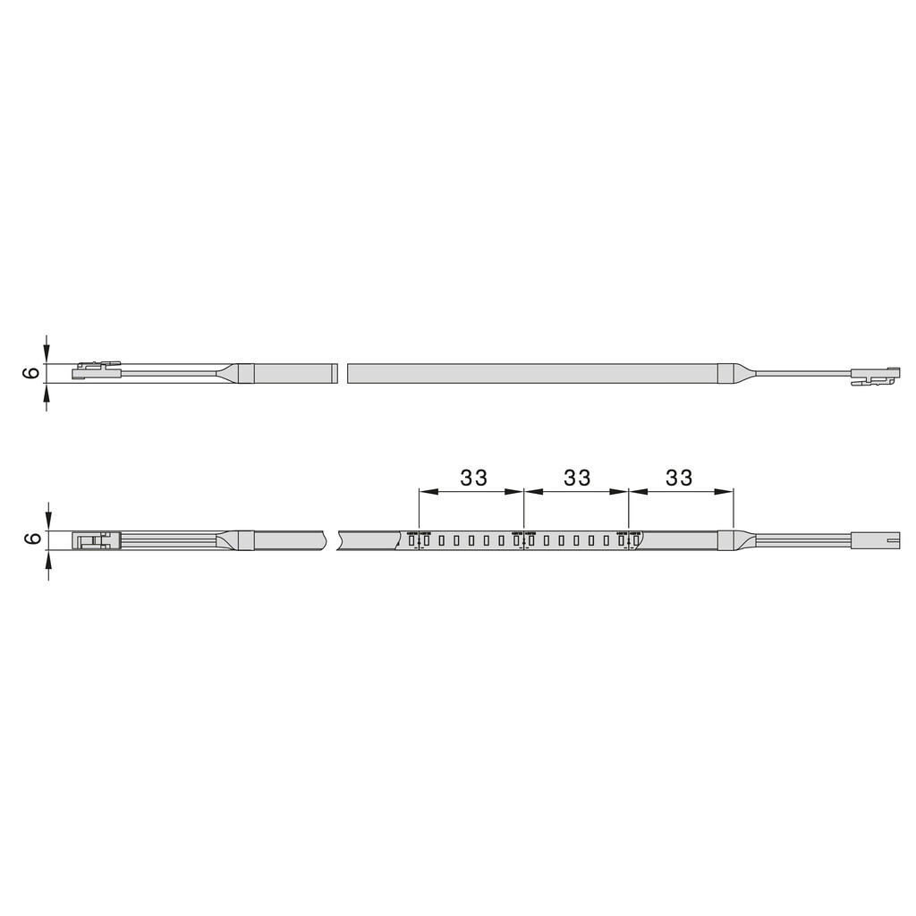 TIRA LED NEONLYNX H 7.2W 1008MM  5220120 2