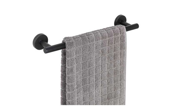 TOALLERO BARRA 40 CM NEGROSERIE BOSIO