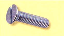 TORNILLO DIN 963 CABEZA PLANA CINCADO M-4 X 30 MM DIN 963 M- 4 X 30 ZN 1