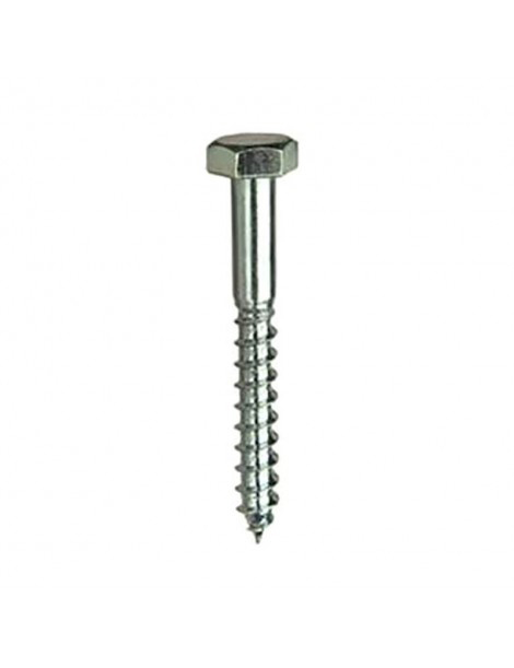 TORNILLO ROSCA LIMA DIN 571 HEXAGONAL CINCADO 6 X 35 200 UDS 8632 1