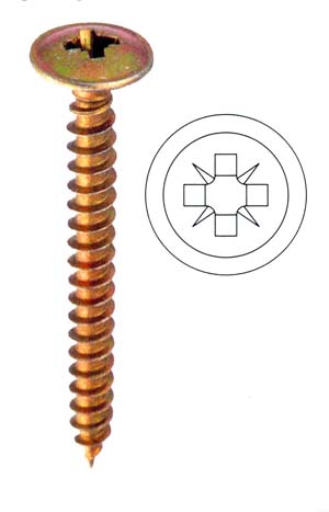 TORNILLO TAPA PERSIANA CM- 4 X 17 BICROM