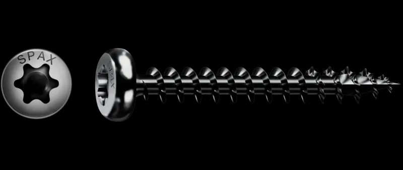 TORNILLO SPAX C/RE NEGRO 3,5X12 T15 200U