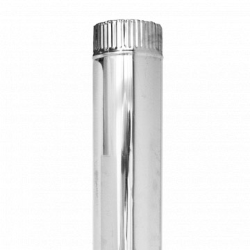 TUBO LISO ESTUFA INOX      120MM X 1MT