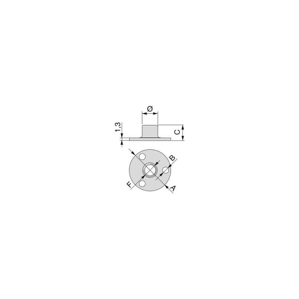 TUERCA PATA ATORNILLAR M-8 5044705 2