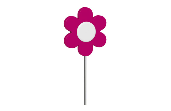 VARILLA DECORATIVA LANDHAUS FLOR-FUCSIA