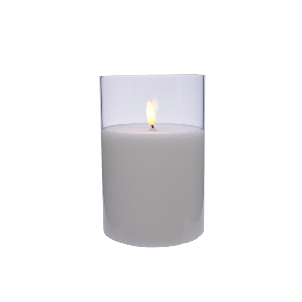 VELA EN VASO CRISTAL 10X15 REF.72226
