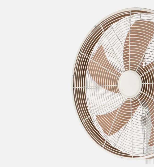 VENTILADOR DE PIE BLANCO/HAYA 3V.50W 3