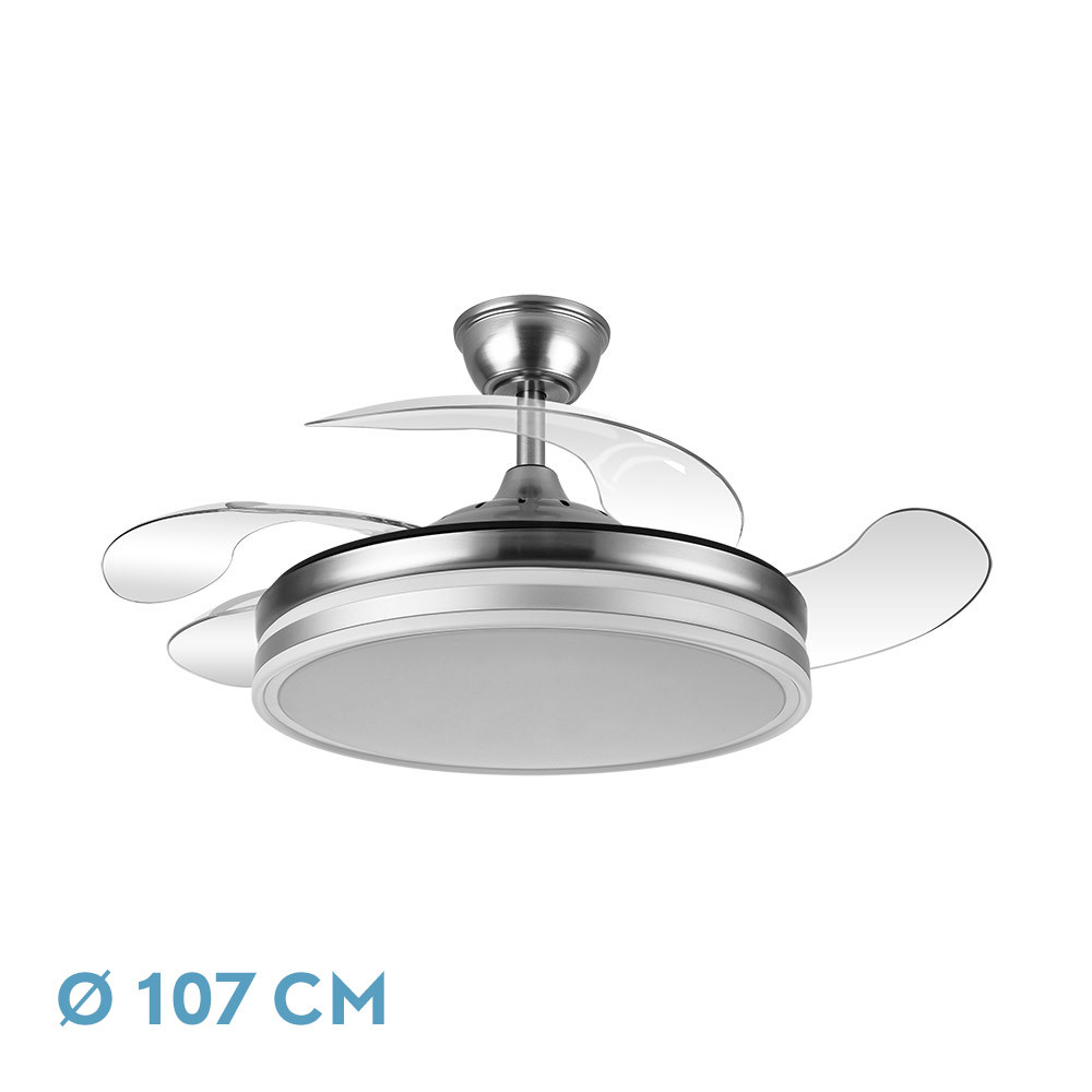 VENTILADOR BAYOMO NIQUEL ASPAS DESP. 59W 2