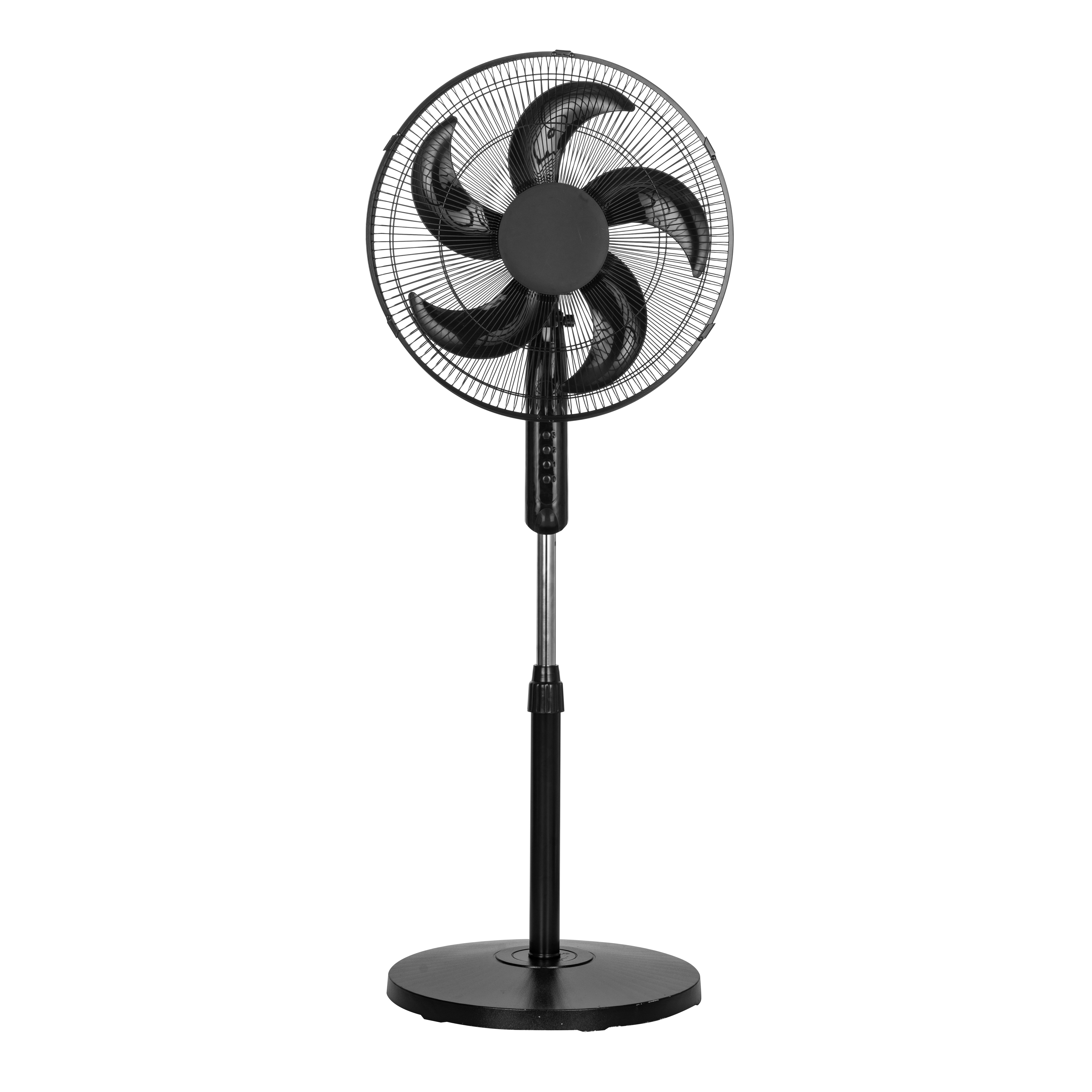 VENTILADOR DE PIE SPIRIT NEGRO 3V.50W