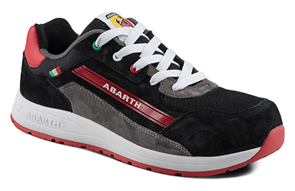 ZAPATO SEGURIDAD S3 ABARTH 595 NEGRO / ROJO TALLA 46 AB0001BKRD-46 1