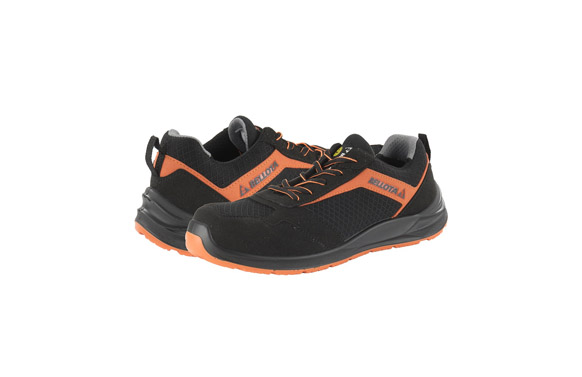 ZAPATO SEGURIDAD S1PS ESD FLEX NEGRO / NARANJA TALLA 42 FTW05-42BO S1P 1